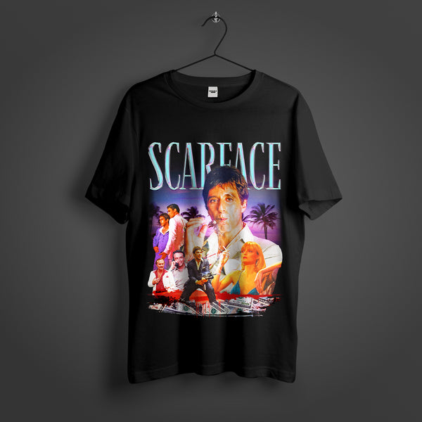 Scarface Money Power & Respect Classic Edition Premium Oversized Double-Sided T-Shirt (Unisex)